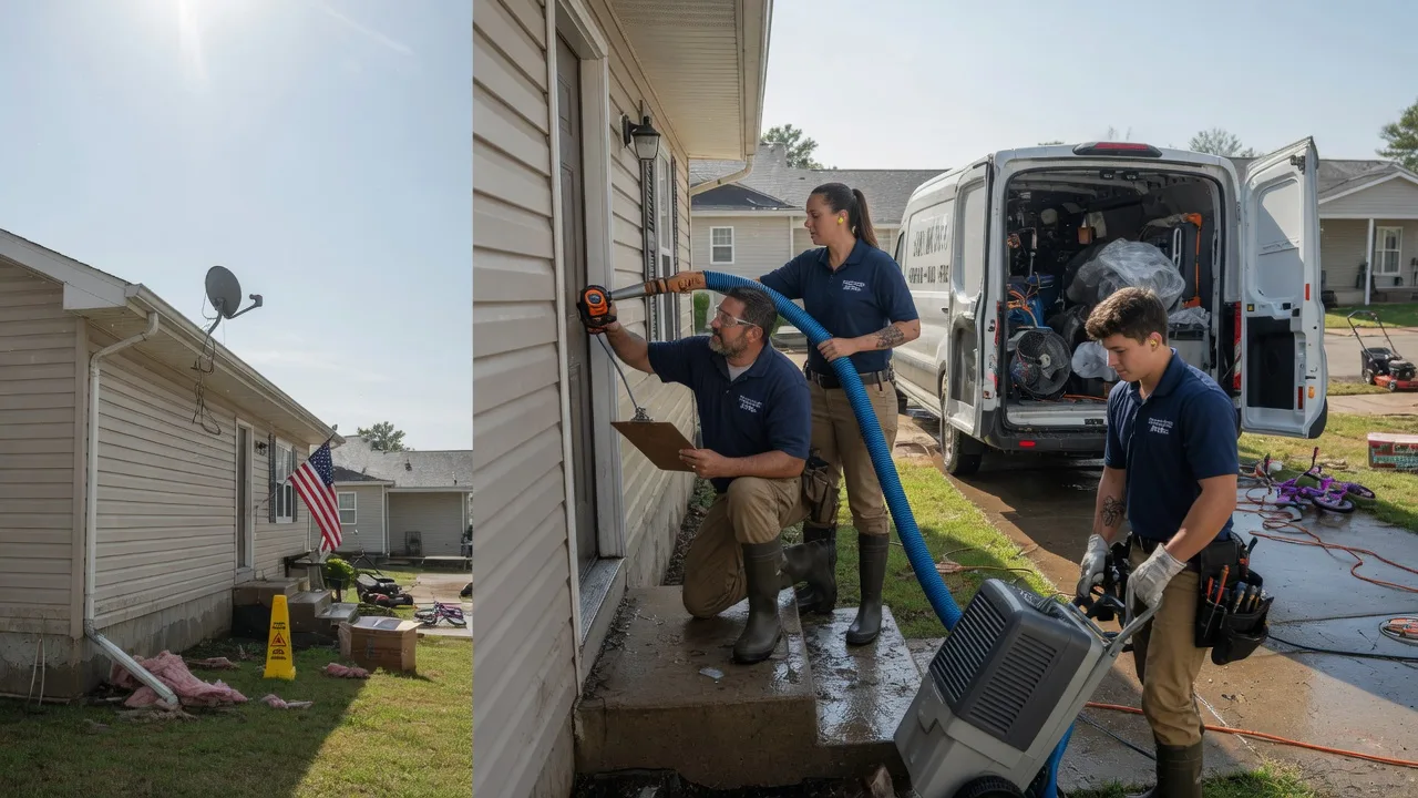 Ceiling Water Damage Restoration in Martelle, IA near me