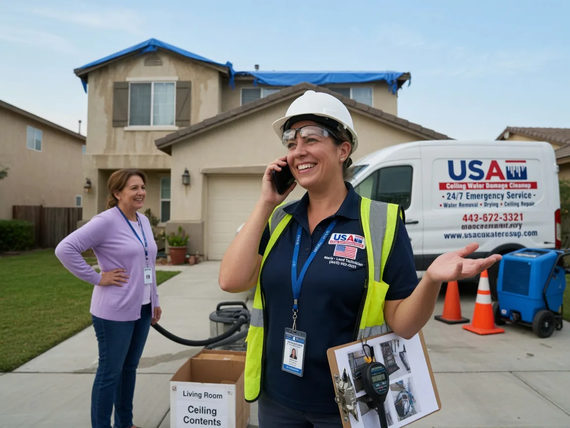 Ceiling Water Damage Restoration Martelle, IA FAQs